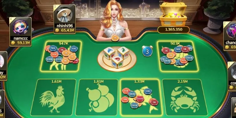 Bầu cua online Bet69 sử dụng công cụ chính là viên xúc xắc