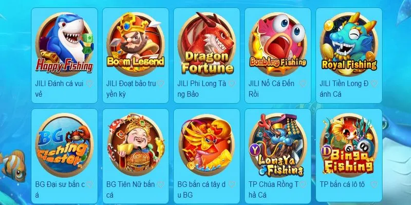 JILI là sảnh cược cung cấp sản phẩm chất lượng tại bắn cá BET69